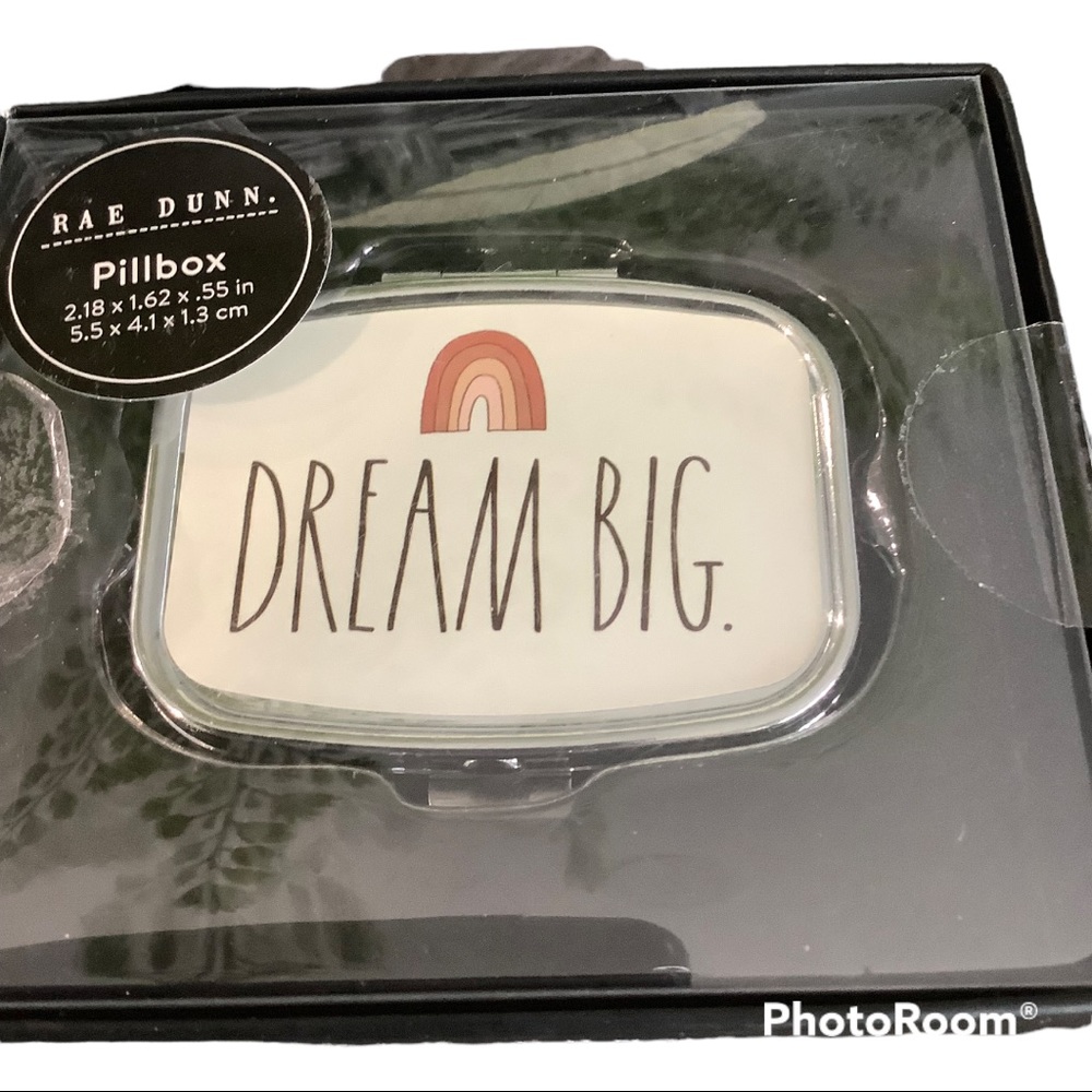 Rae Dunn Pill Box DREAM BIG Brand New